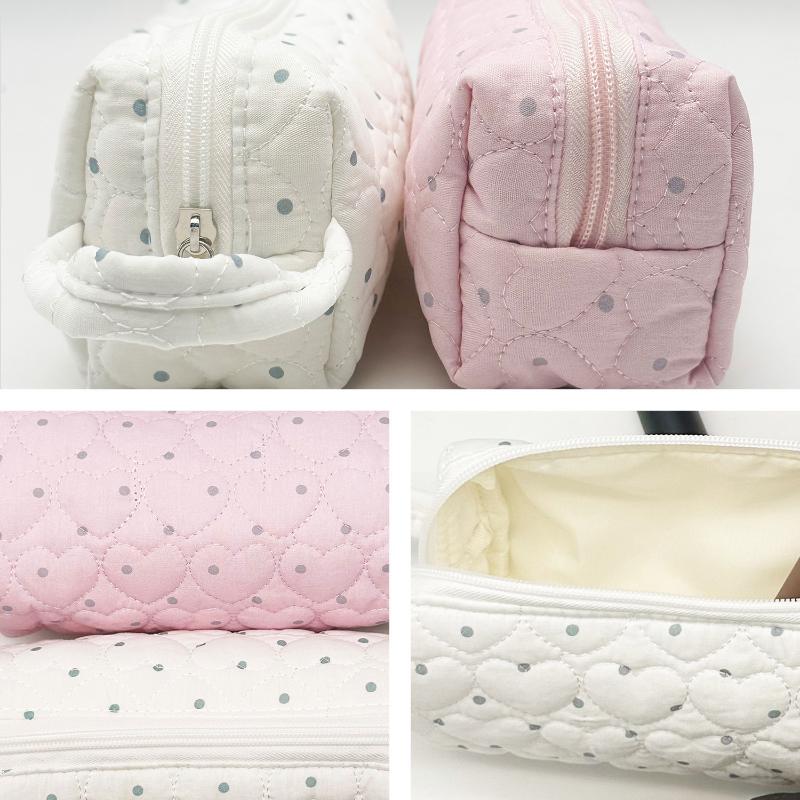 Portable Polka Dot Cosmetic Ba - огляд і ціна Makeup