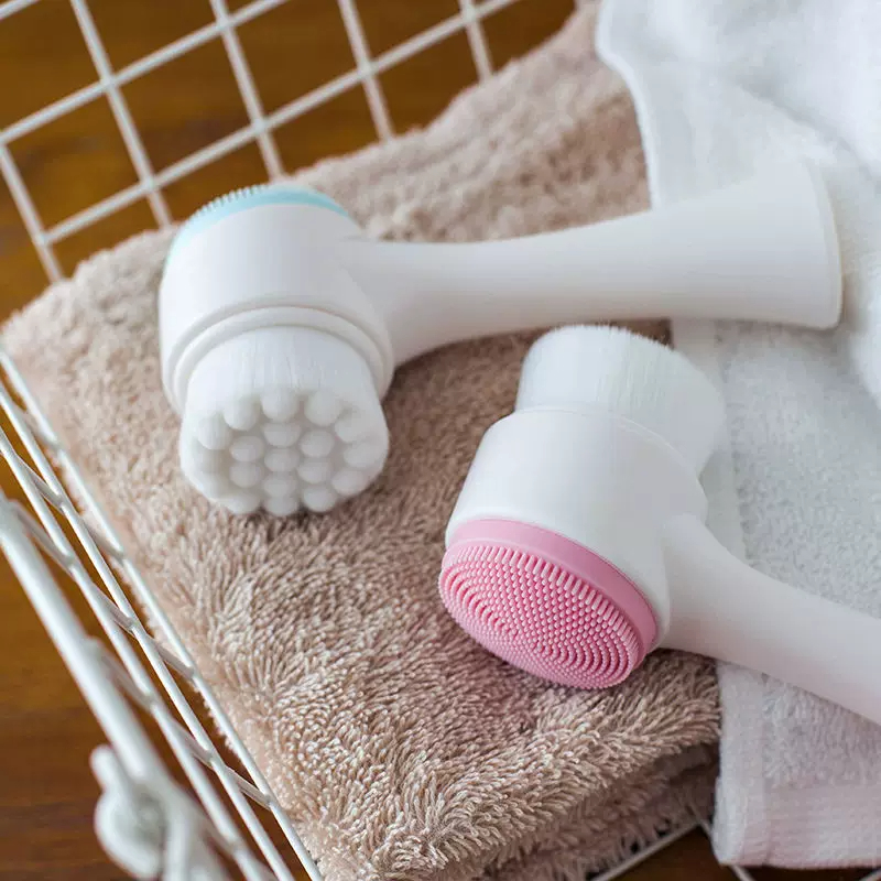 Double Sided Manual Facial Cle - огляд і ціна Silicone Face Scrubber Electric