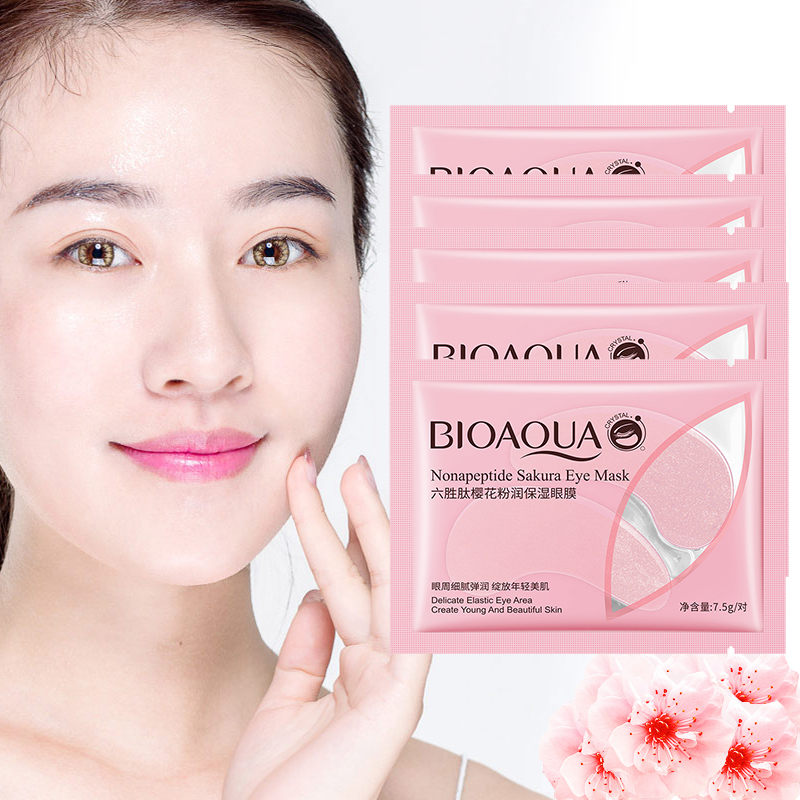 10Pcs=5Pairs Nonapeptide Sakur - огляд і ціна Collagen Under Eye Patches