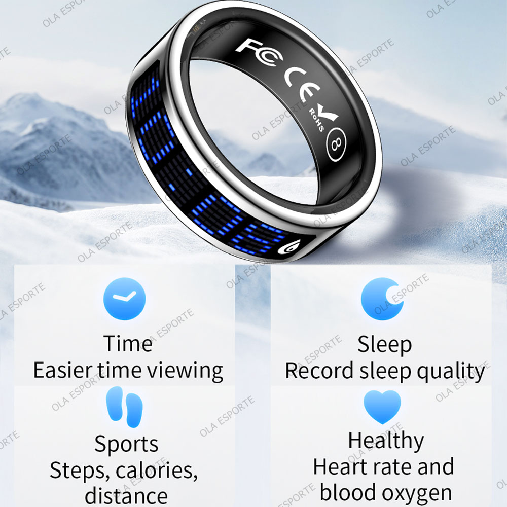 Smart Ring Display Screen Touc - огляд і ціна Health Monitors