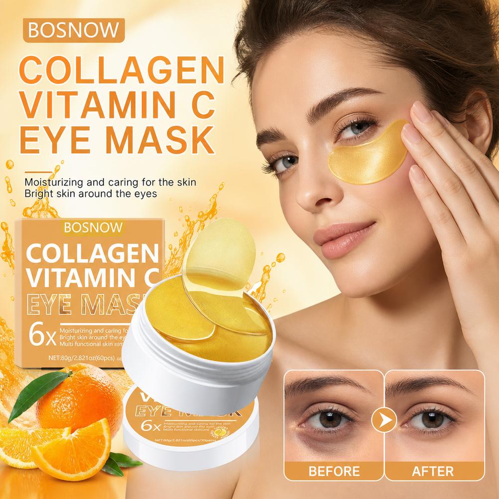 Collagen Vitamin Eye Mask 60pc - огляд і ціна Collagen Under Eye Patches