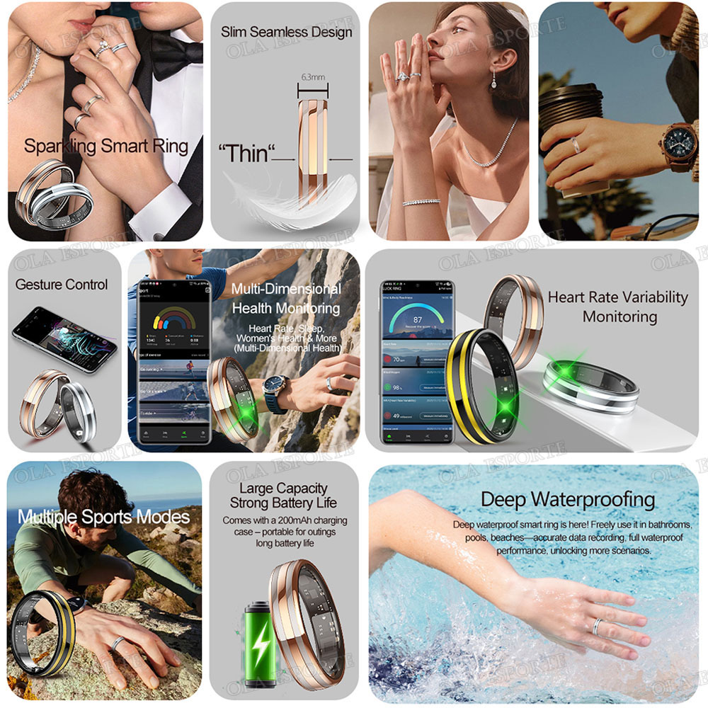 Gesture Sensing Smart Ring Hea - огляд і ціна Health Monitors